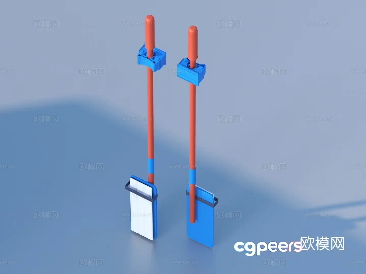 Mop Cleaning Supplies 3D Model