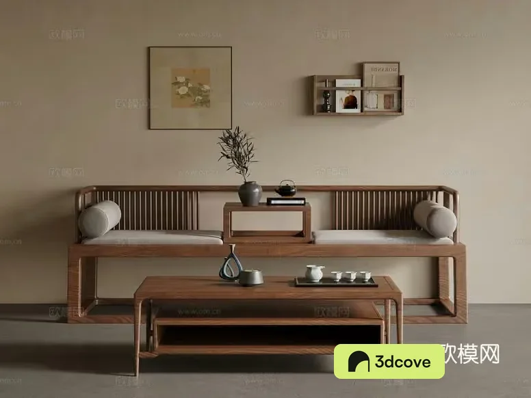 Modern Asian Living Room