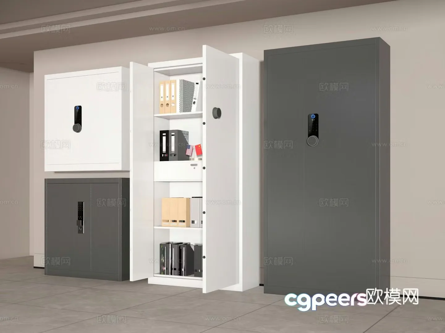 File cabinet 3d model