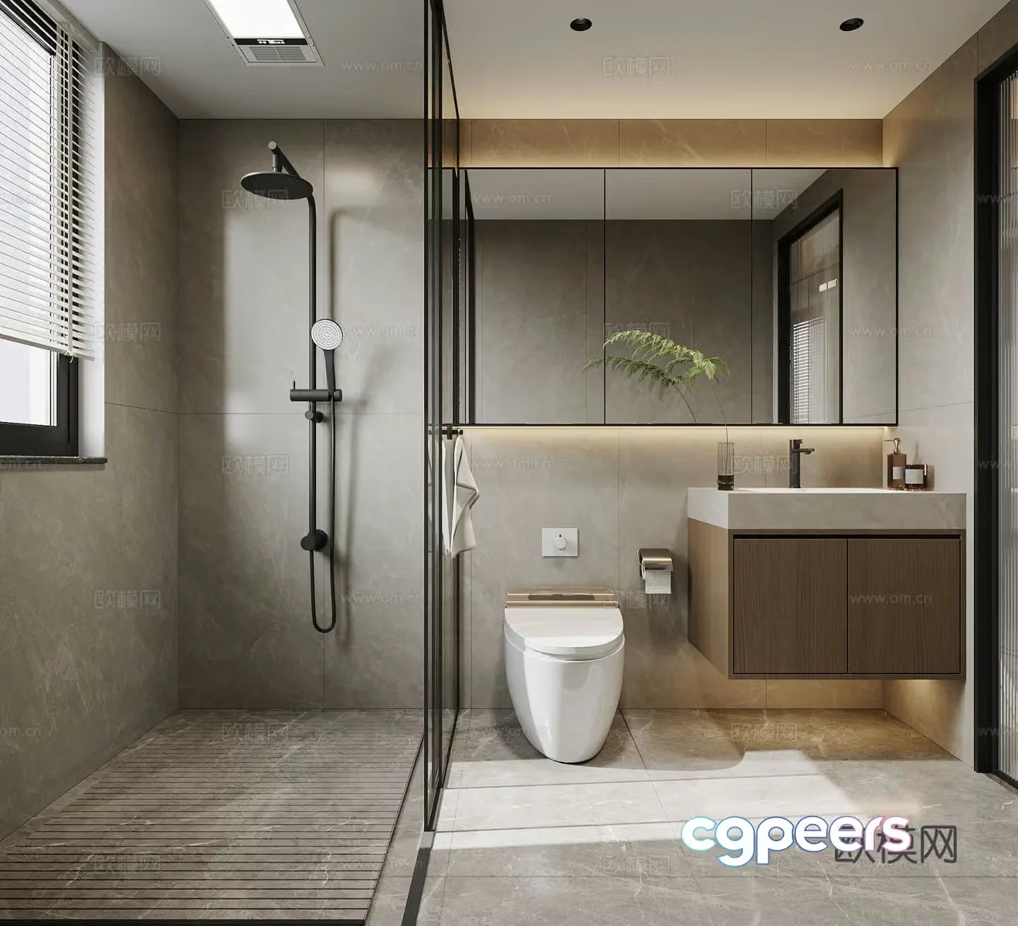 Italian bathroom bathroom 3d model