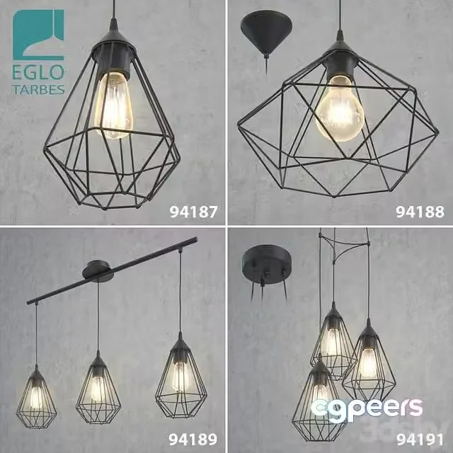 3ds Max Free – EGLO TARBES Collection