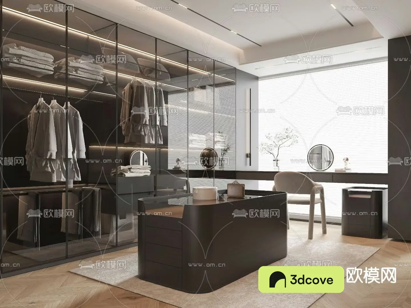 Modern cloakroom