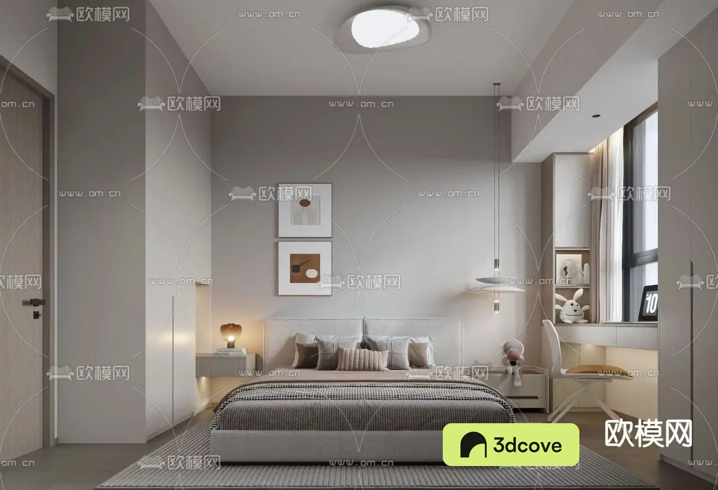 Modern bedroom master room