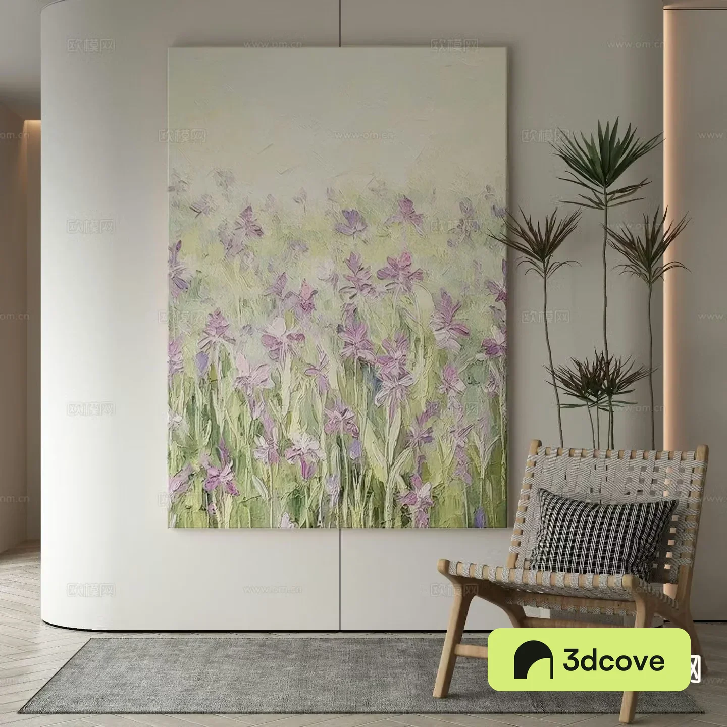 Modern art painting texture painting decorative painting
