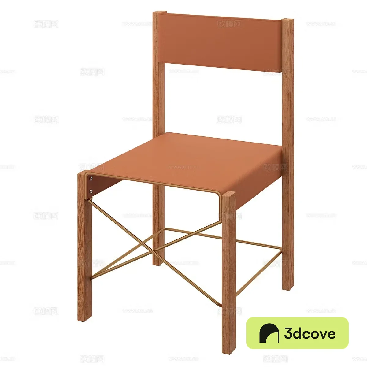 Modern simple single chair Simple chair Leisure chair Stool