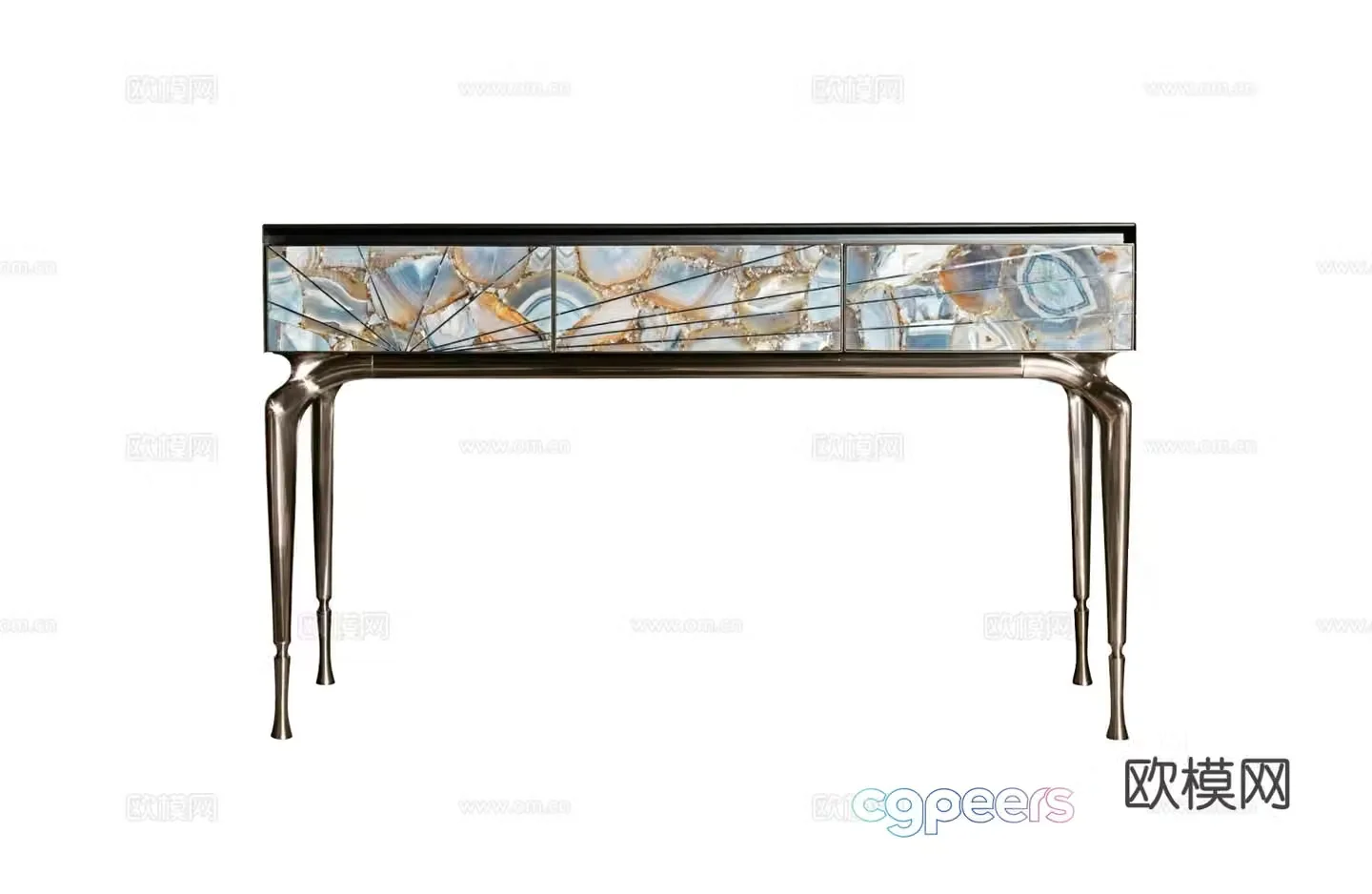 Visionnaire AURORA Entrance Table 3D Model