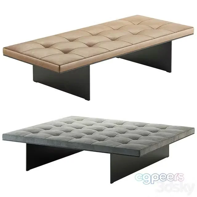 3ds Max Free – Living Divani Track Bench