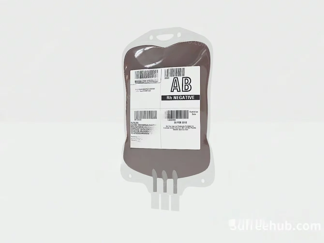 A Blood Bag 3D Model – 19314 – VRAY Render