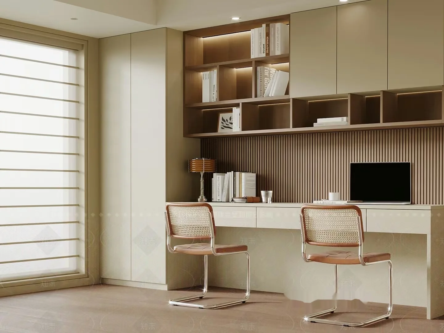 Modern Home Office 3D Model – 15770 – VRAY Render