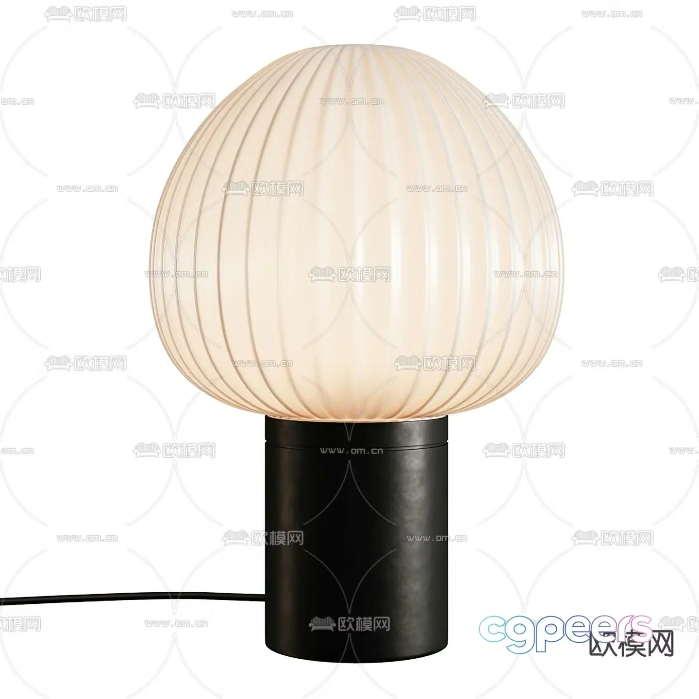 MISSANA medieval style table lamp 3d model