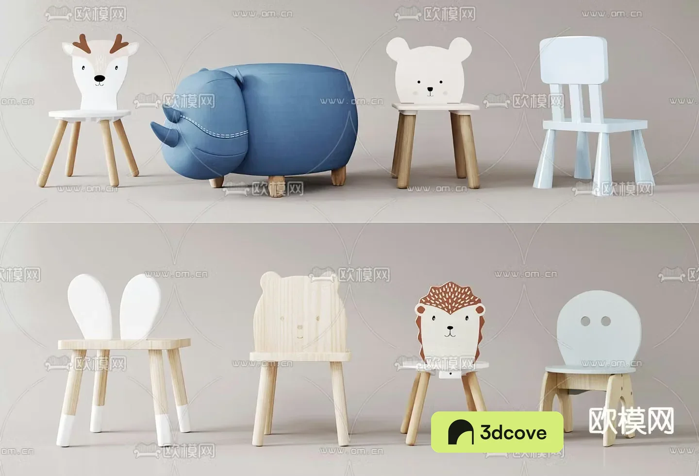 Children’s chair animal chair cartoon chair