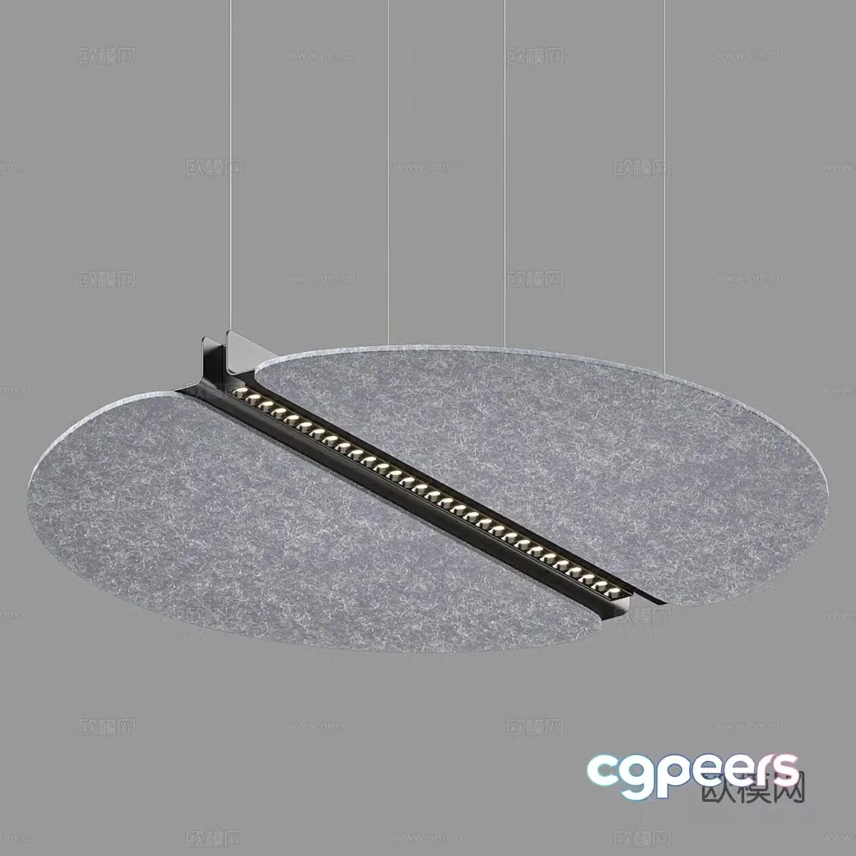 Modern minimalist chandelier dining room chandelier living room chandelier 3d model