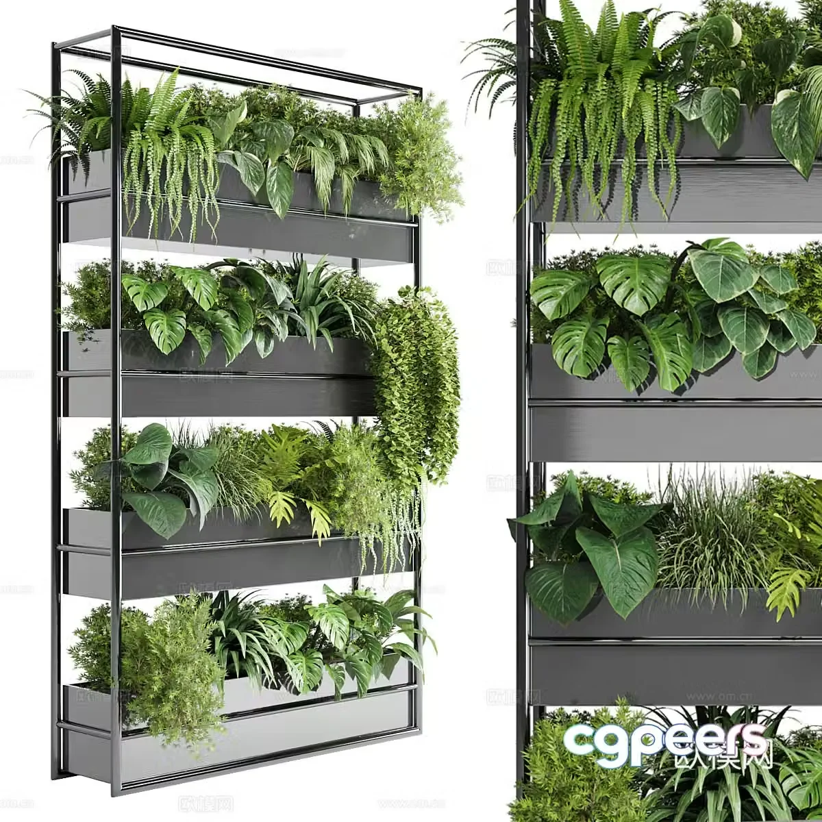 Flower stand plant stand 3d model