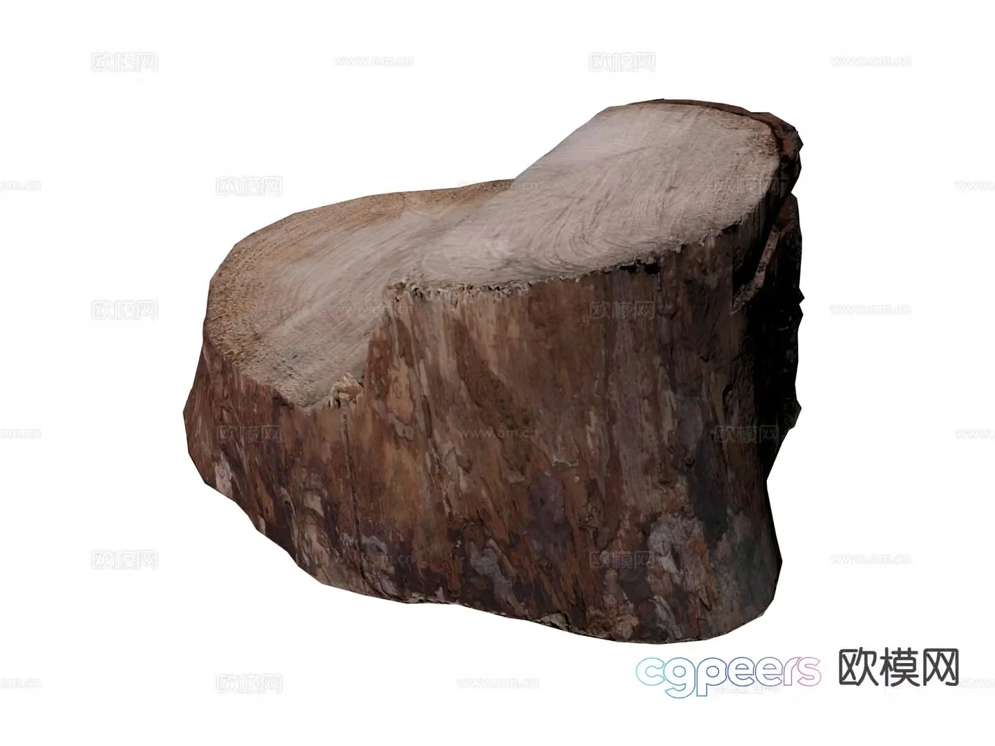 wood pile firewood tree stump tree stump 3d model