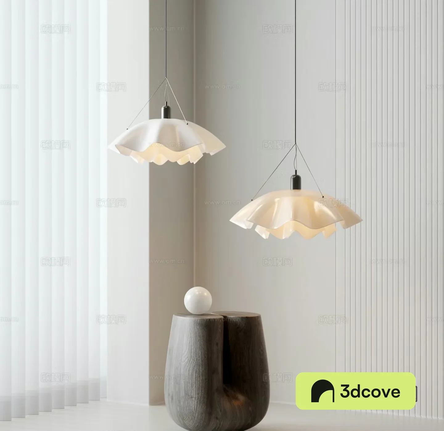 Middle Ages of Jingjifeng Chandelier Restaurant Chandelier Bedroom Chandelier Bedside Chandelier Small Chandelier Glass Hanging 3D Model
