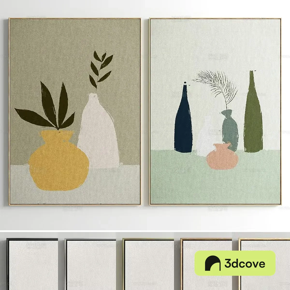 Modern cream style decoration hanging painting