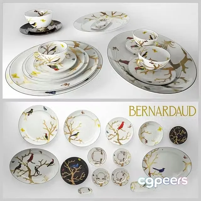 3ds Max Free – BERNARDAUD AUX OISEAUX