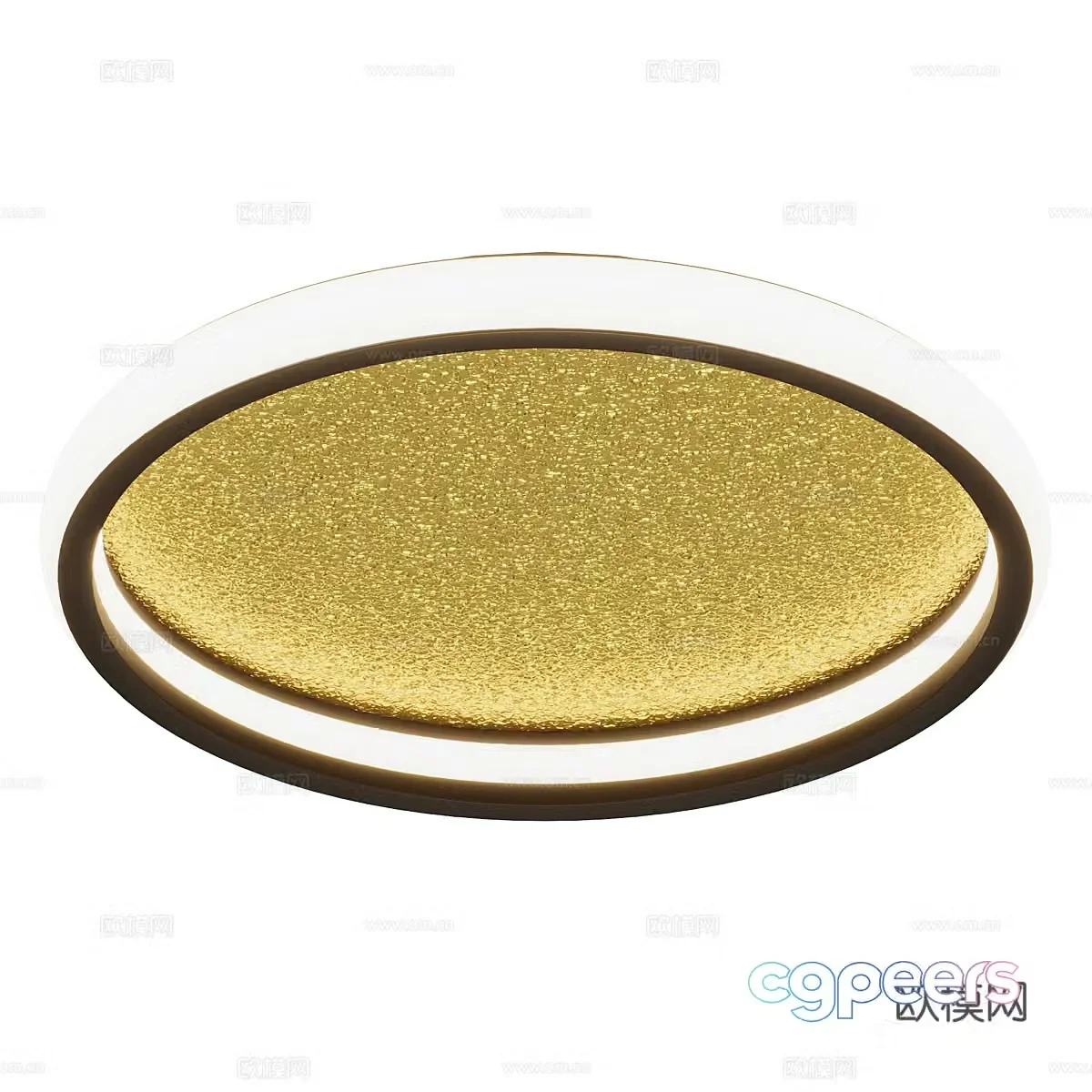Nordic ceiling lamp round ceiling lamp 3d model