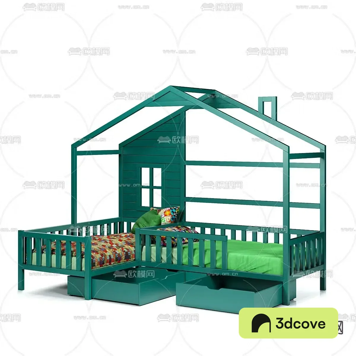 Modern children’s bed crib
