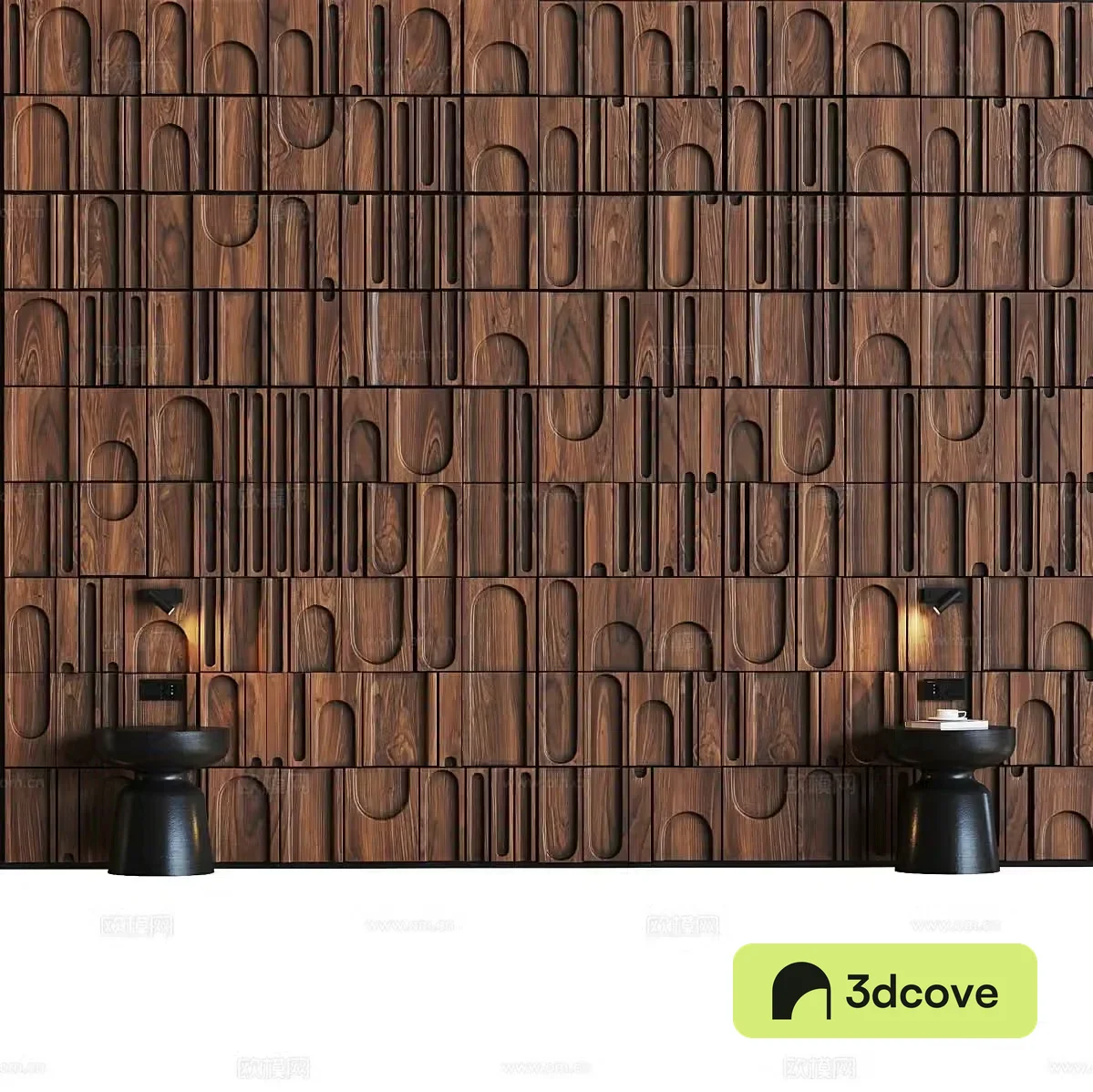 Wabi-sabi background wall bedside background