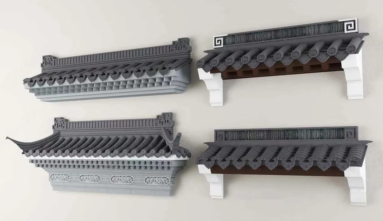 Traditional Chinese Roofing 3D Model – 3214 – VRAY Render