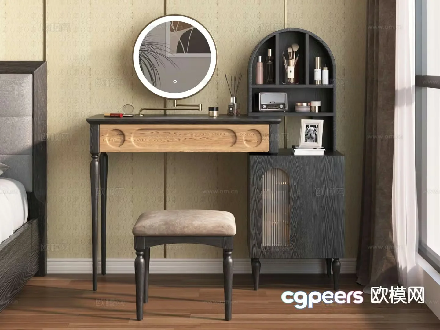 Italian dressing table dressing table 3d model