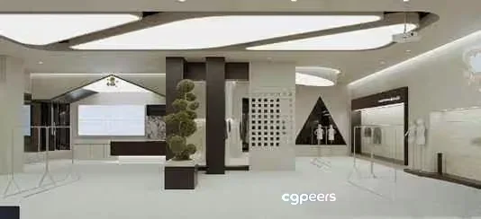 Modern Minimalist Room 3D Model – 3322 – VRAY Render