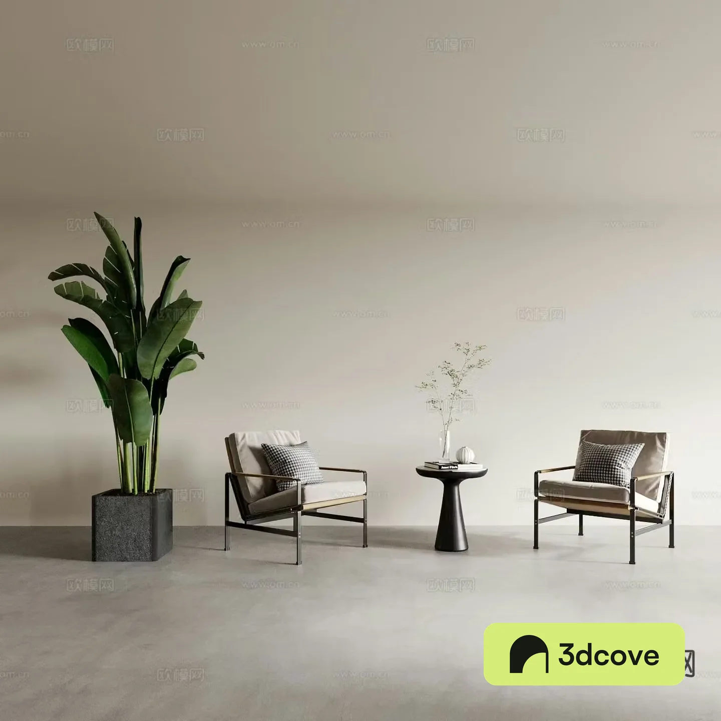 Modern chair leisure chair armchair table