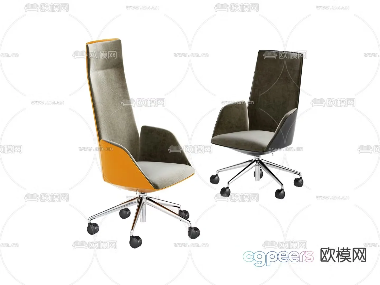 Office chair executive chair boss chair 3d model