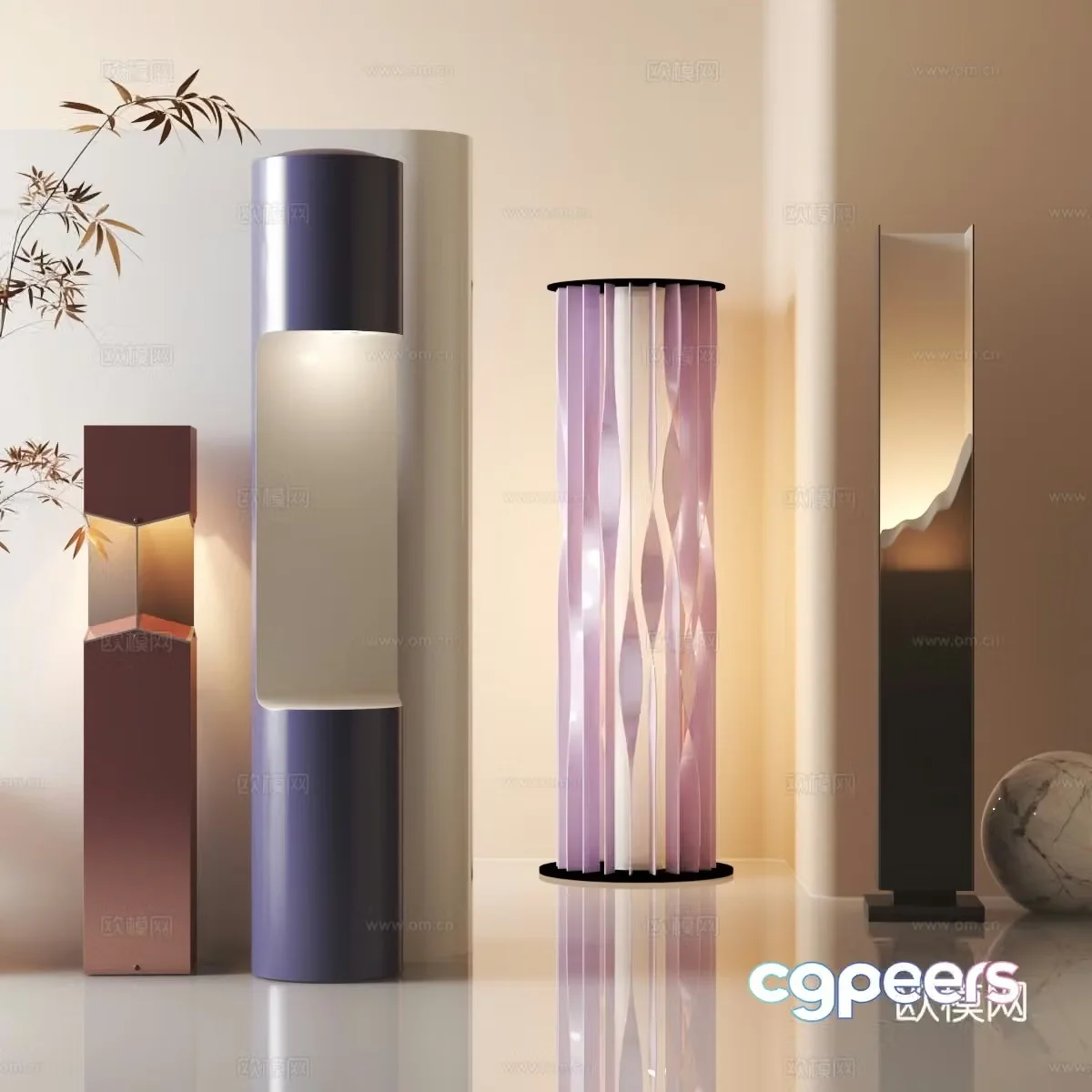 Floor lamp 3d model