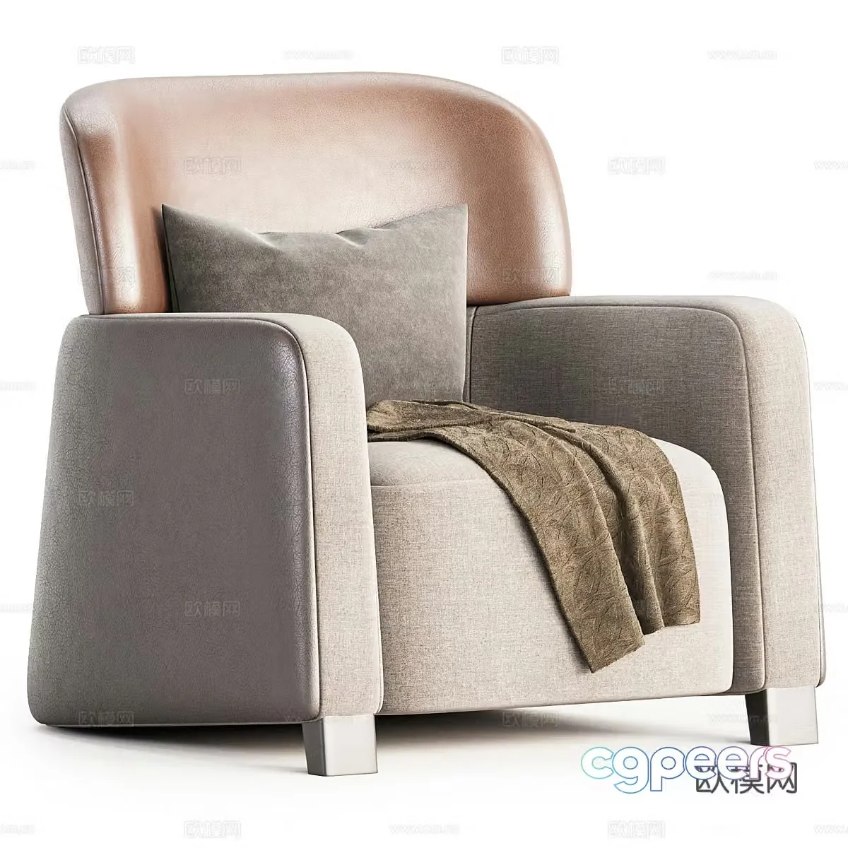 Modern Ghidini casual sofa 3d model