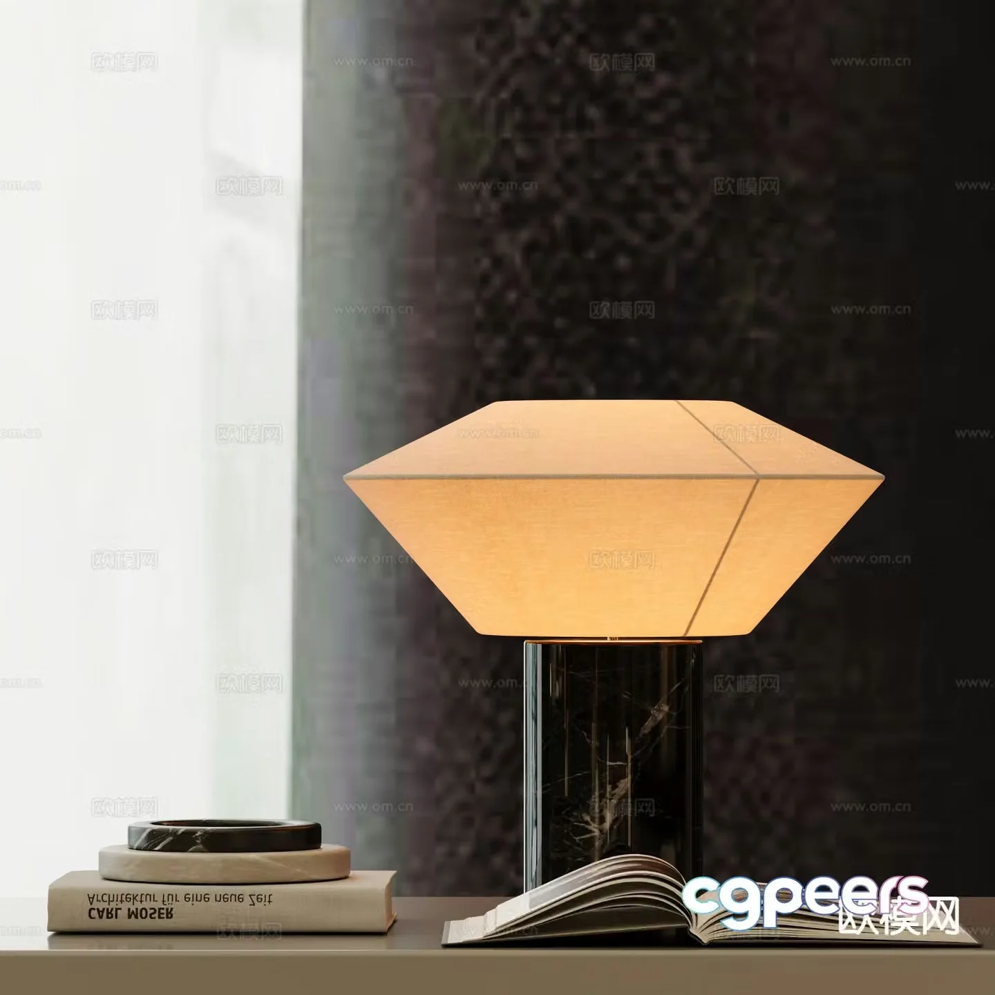 Creative desk lamp artistic desk lamp 3d model