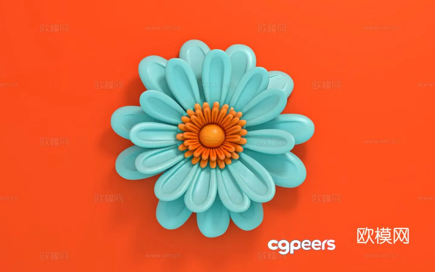 Flowers flowers cartoon flowers beautiful decoration cartoon style beautiful props 3D model