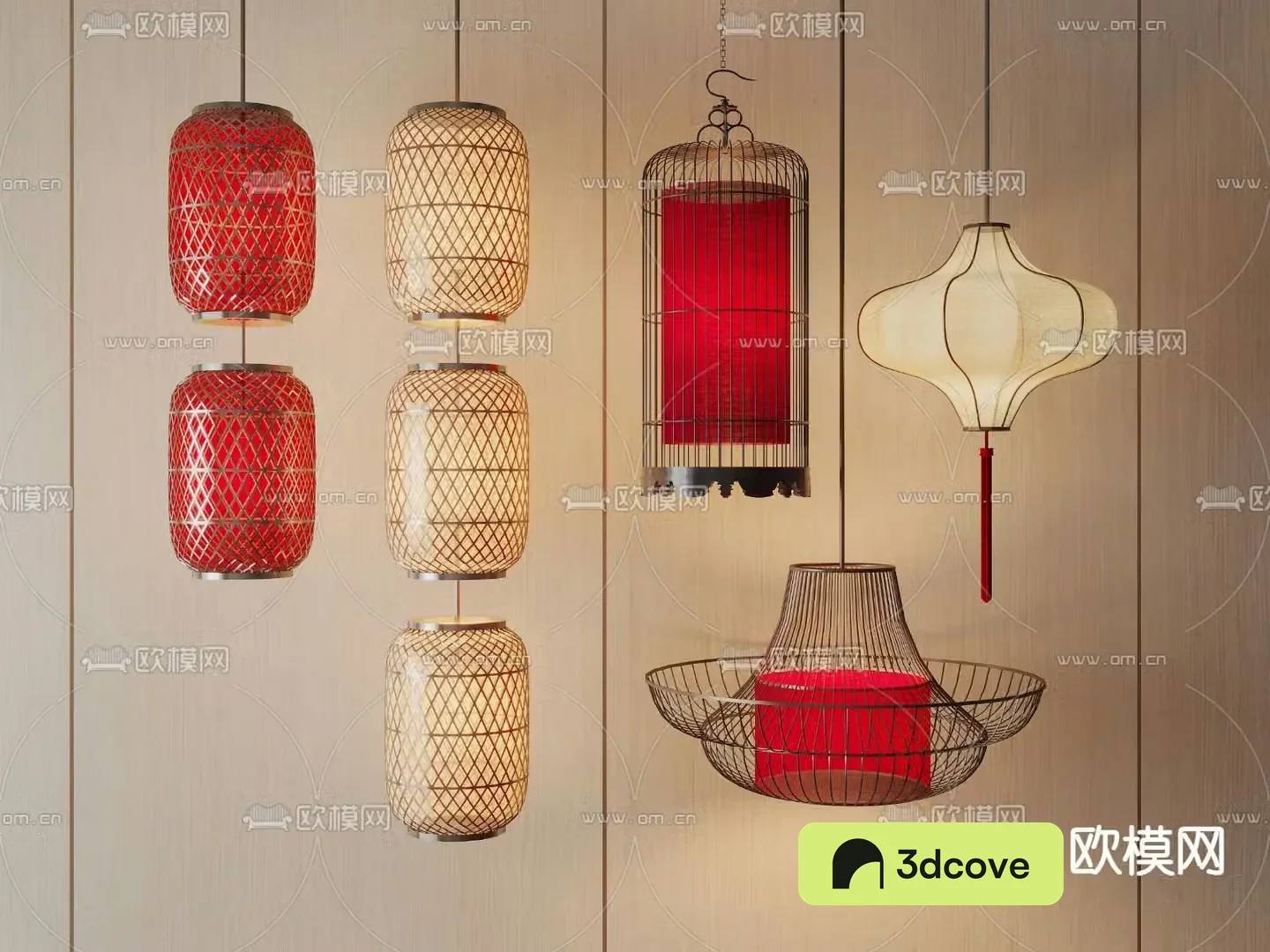 New Chinese lantern decorative lamp