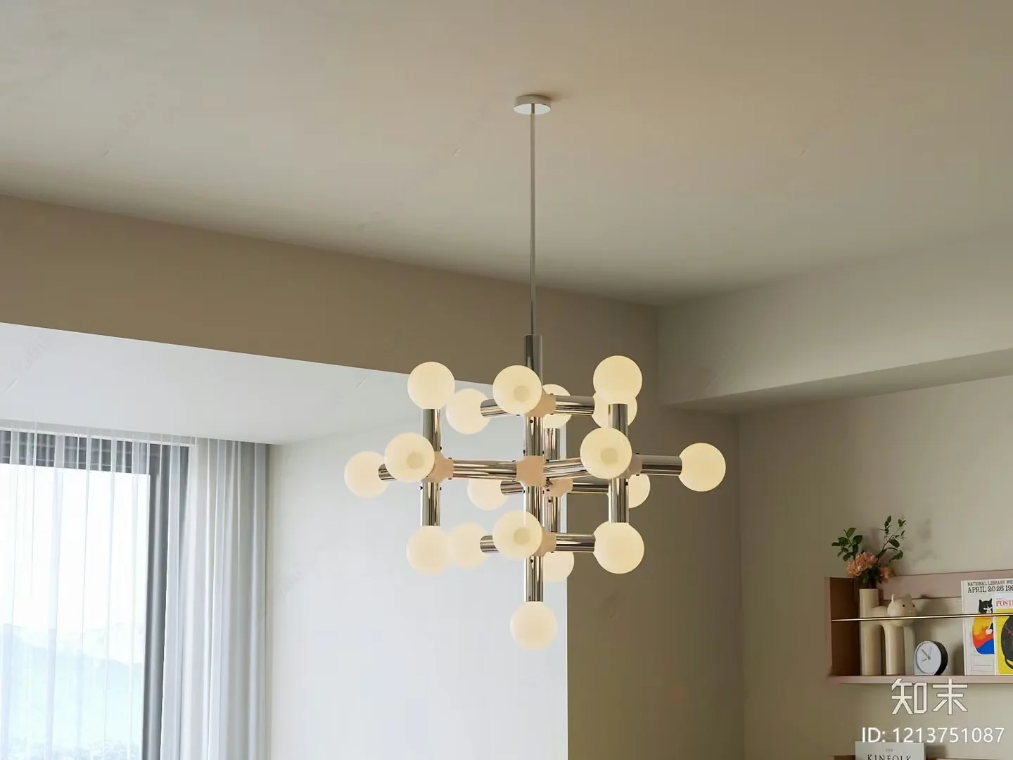 Modern Light Fixture 3D Model – 7176 – VRAY Render