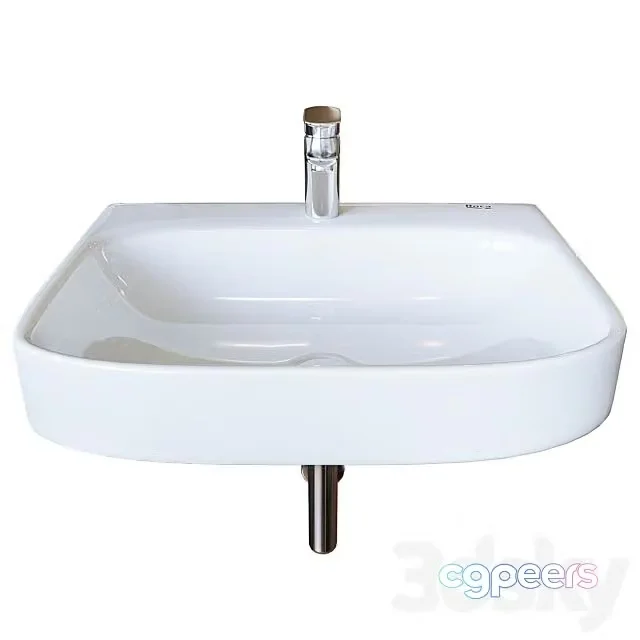3ds Max Free – Washbasin Roca Debba
