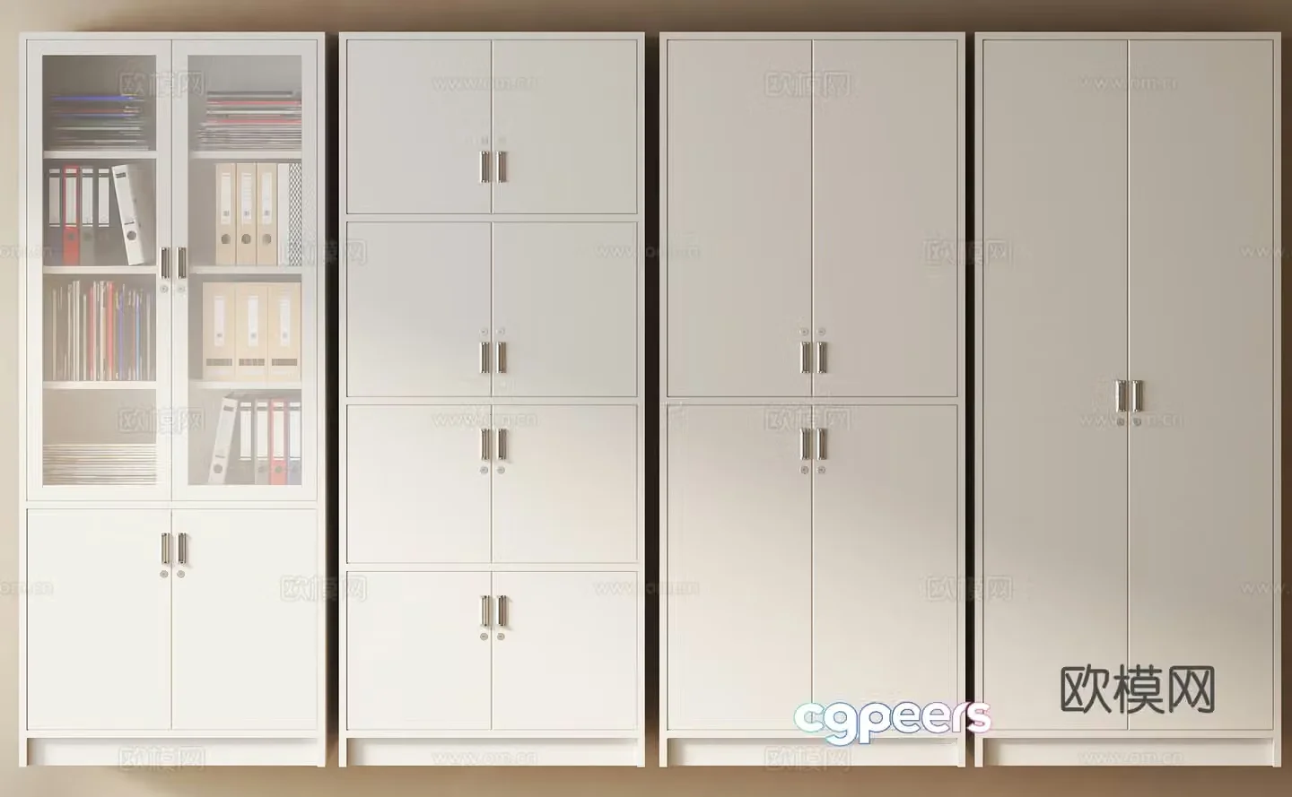File cabinet Iron cabinet Archives Office cabinet 3D model