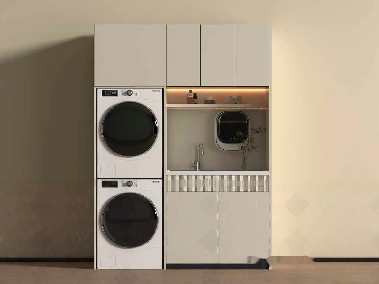 Modern Laundry Room 3D Model – 4107 – VRAY Render