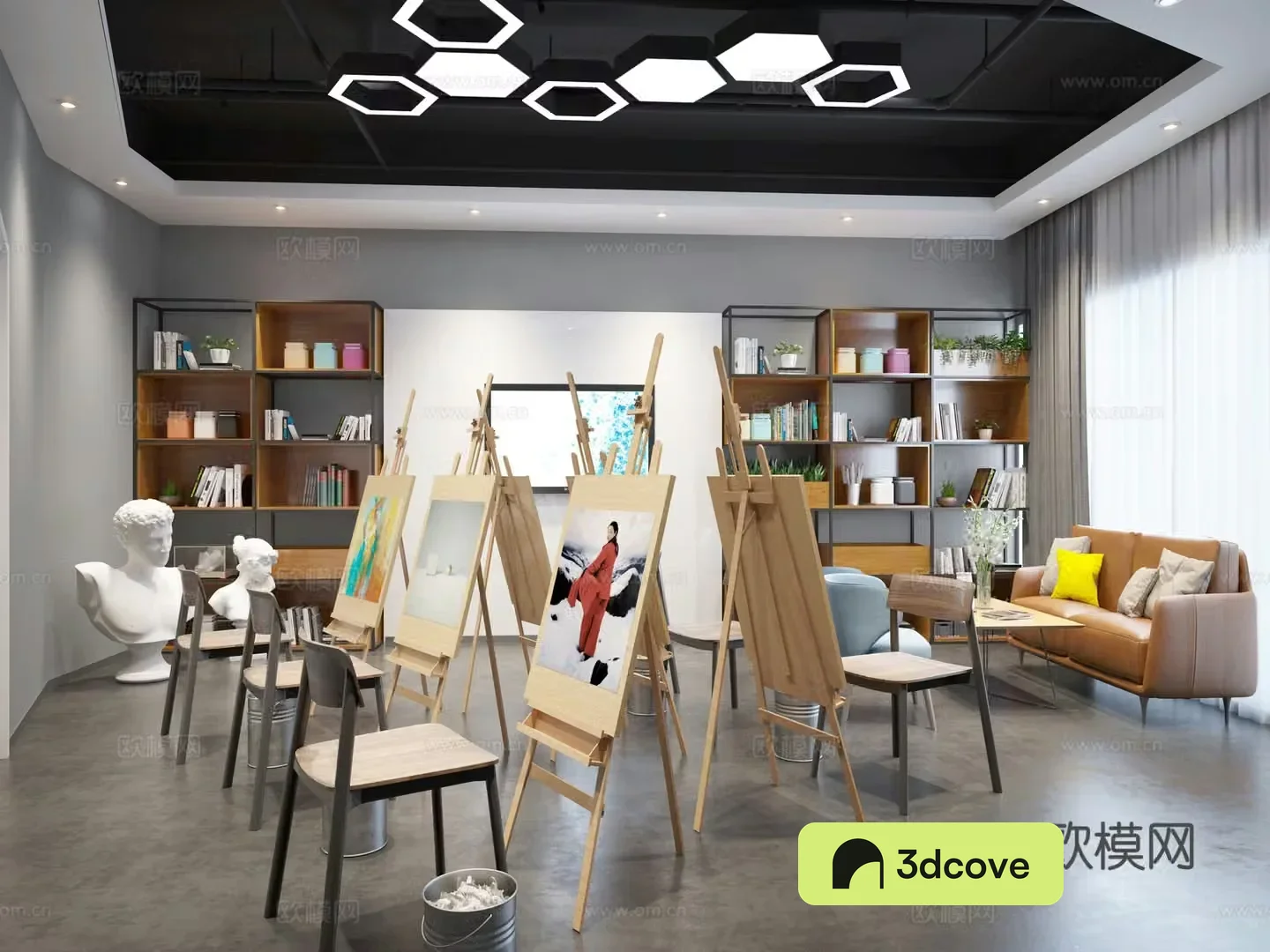 Modern studio training center