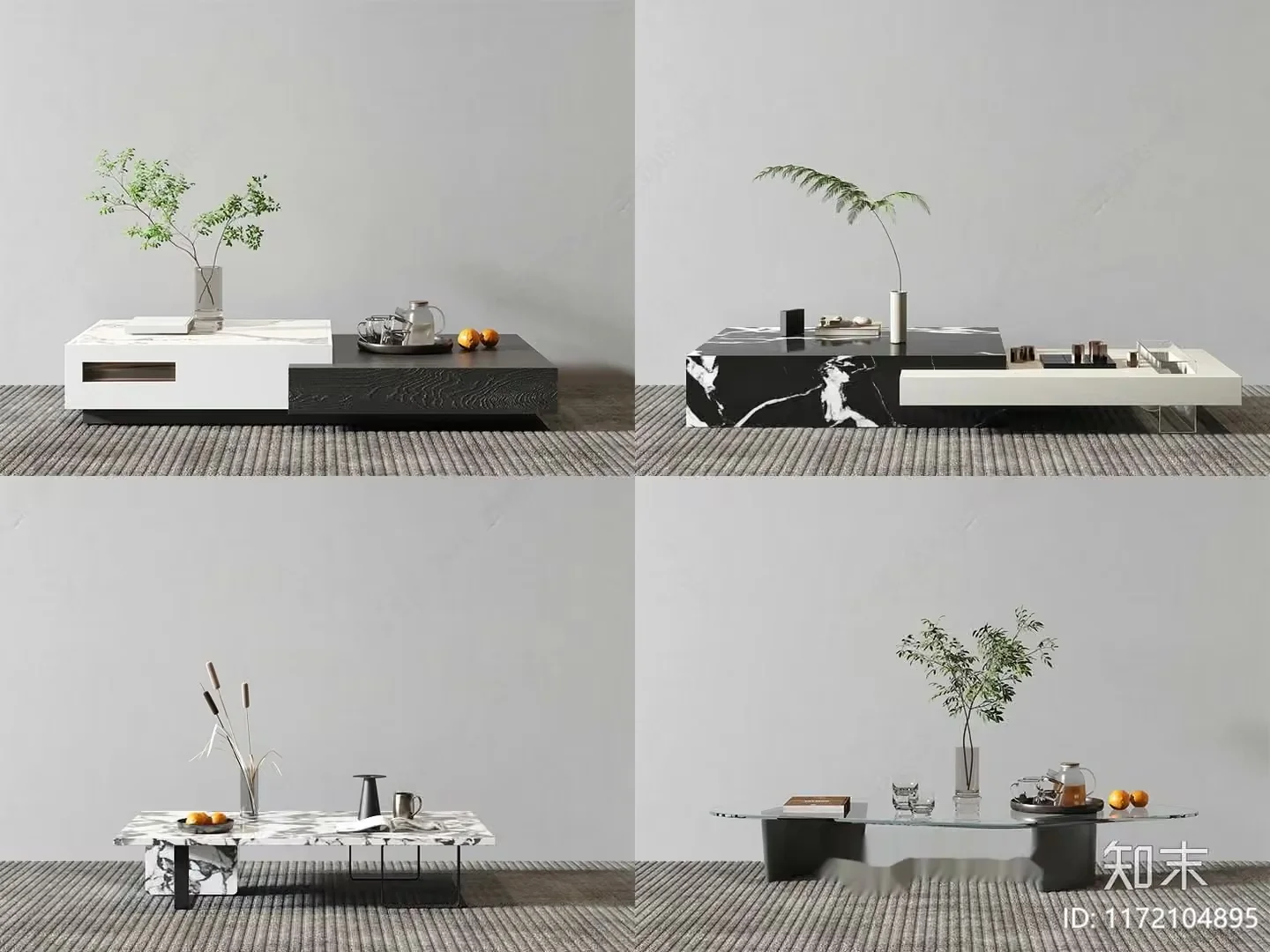 Modern Living Room 3D Model – 13987 – VRAY Render
