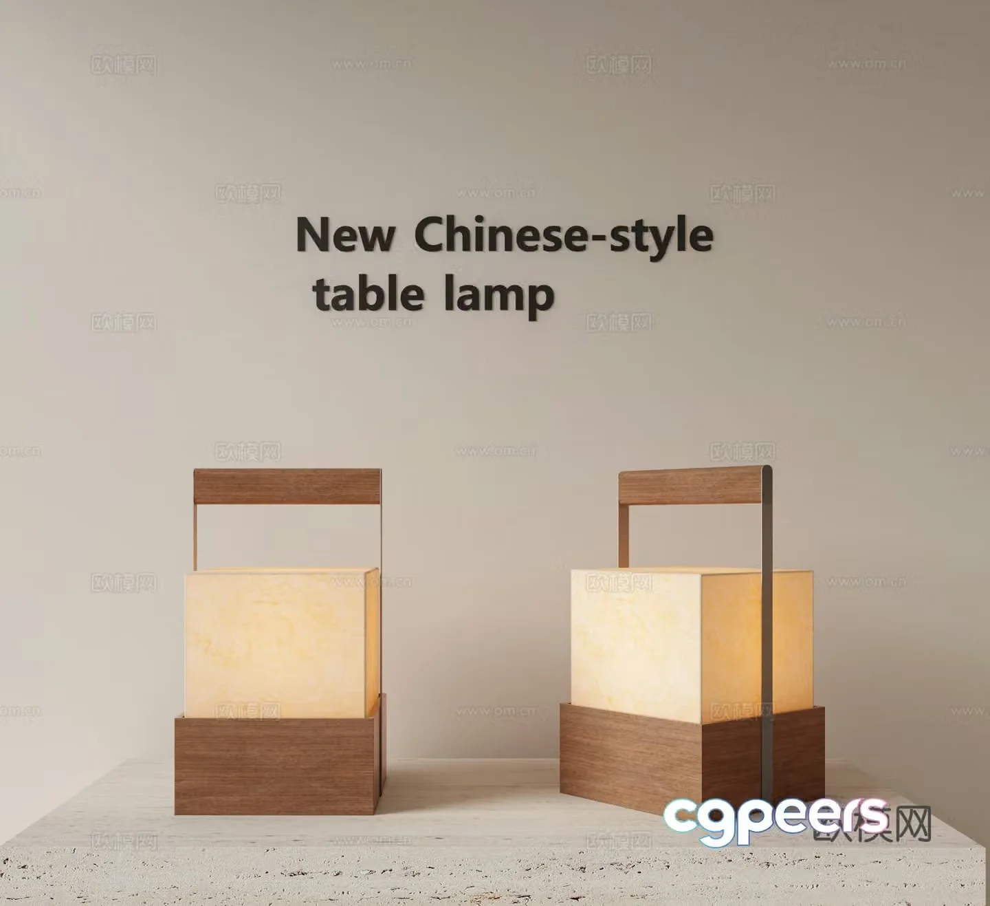 New Chinese style bedside desk lamp metal desk lamp study desk lamp living room desk lamp reading desk lamp 3D model