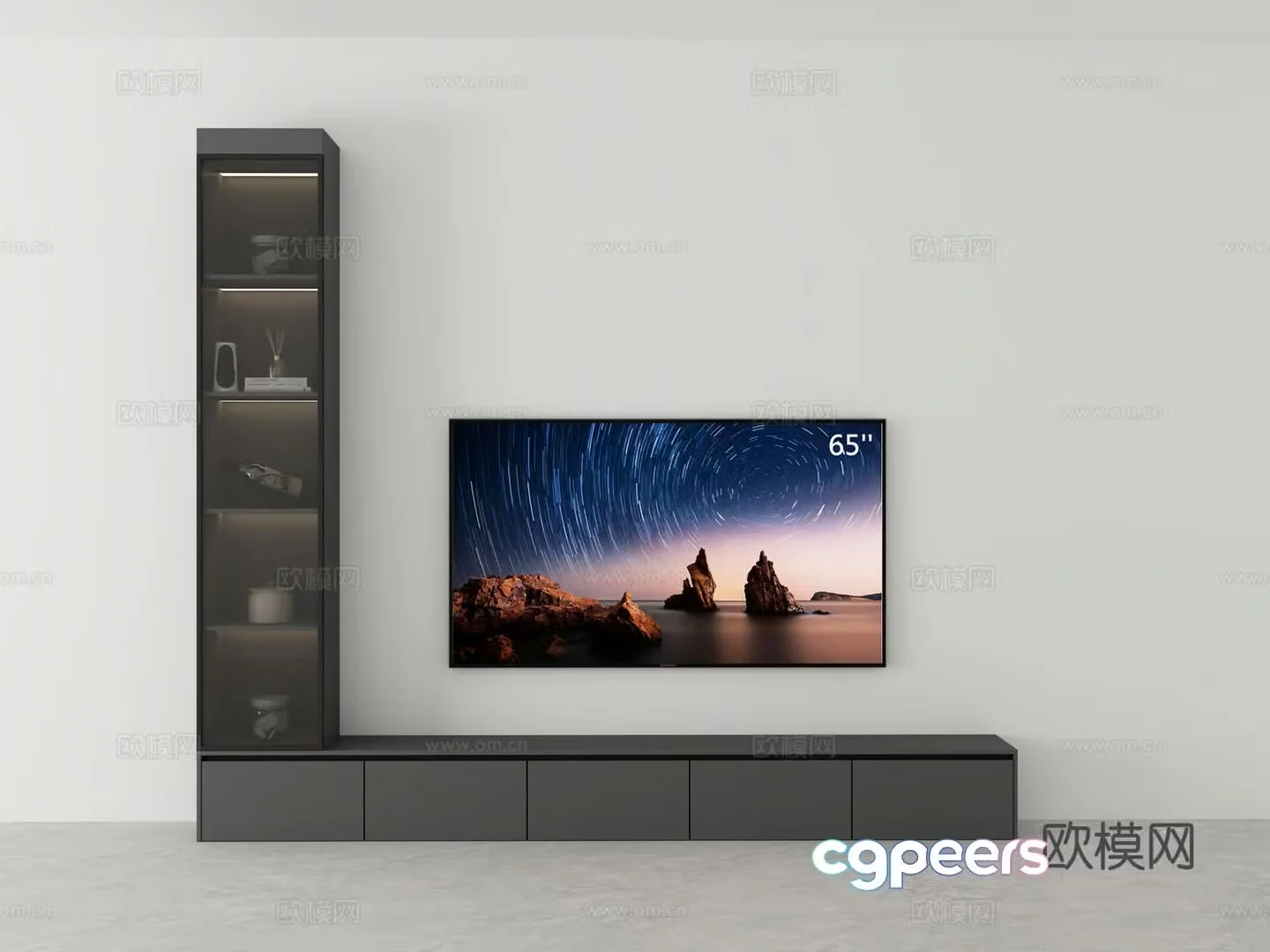 TV cabinet 3d model