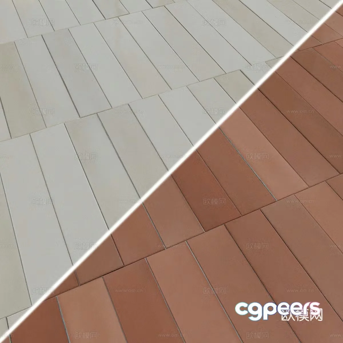 3d model of floor tiles