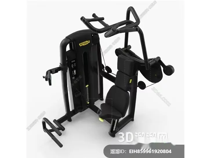 A 3D Model Of A Gym Machine 3D Model – 4533 – VRAY Render