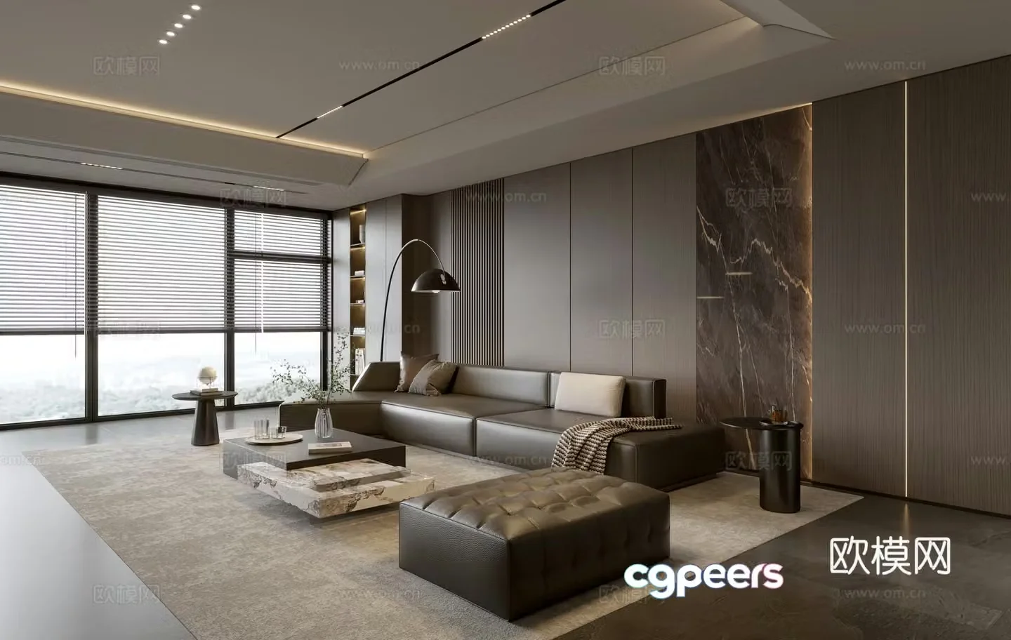 Italian living room 3d model