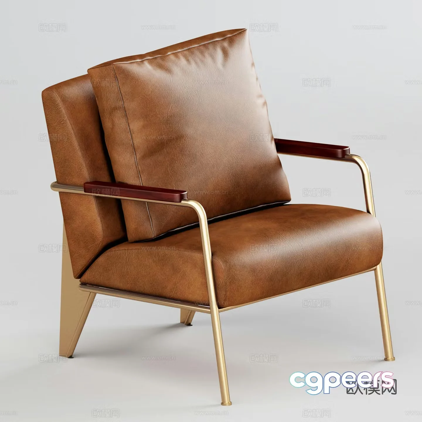 Modern leisure chair 3d model