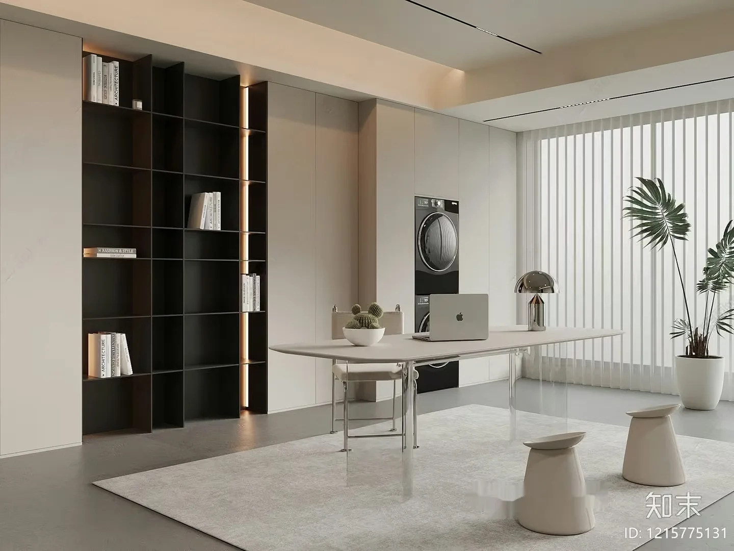 Modern Office Space 3D Model – 10652 – VRAY Render
