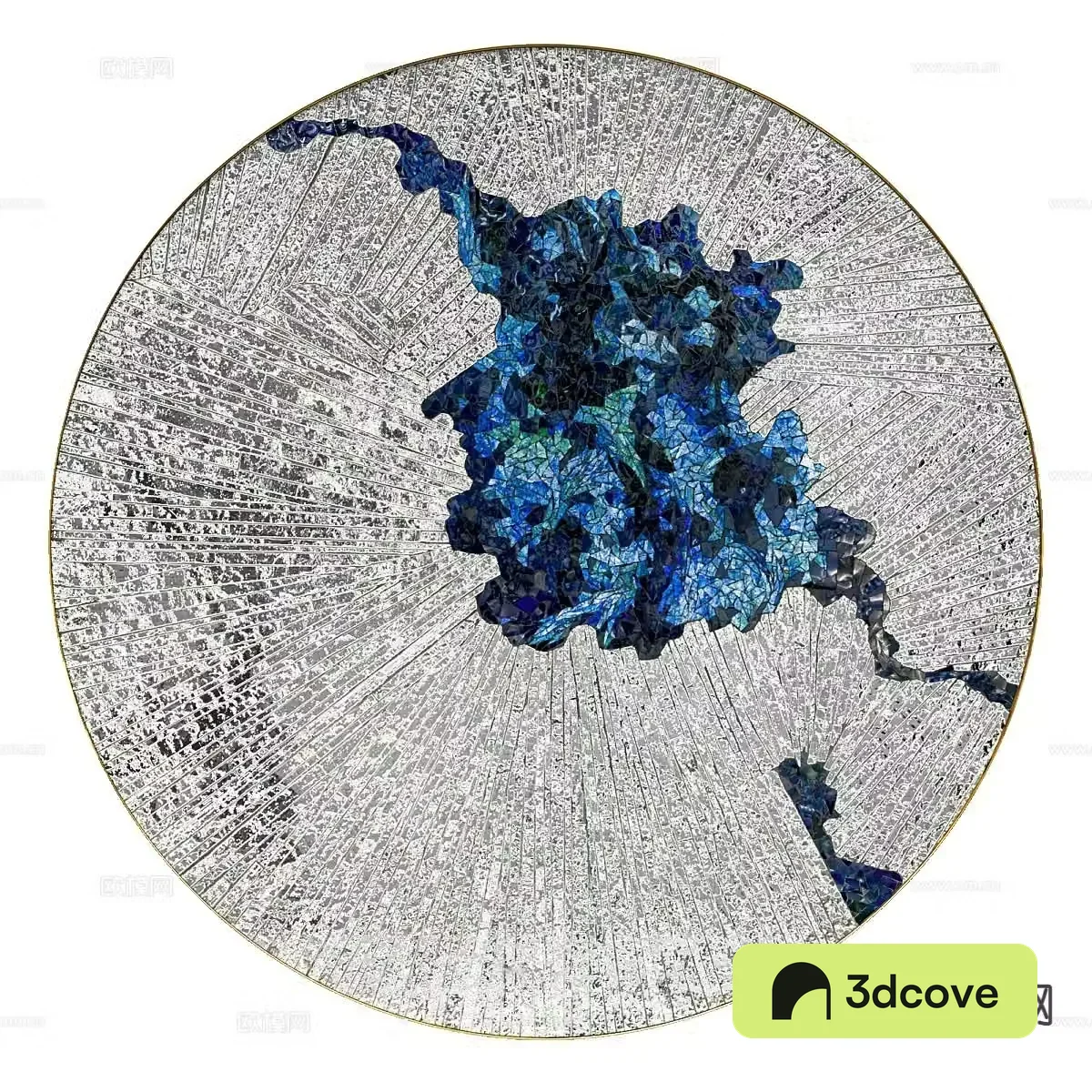 New Chinese style round wall decoration