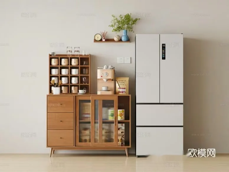 Modern Kitchen Furniture 3D Model – 11753 – VRAY Render