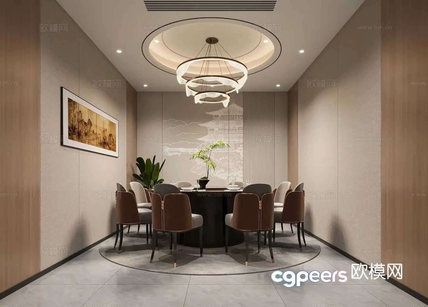 Private room 3D model